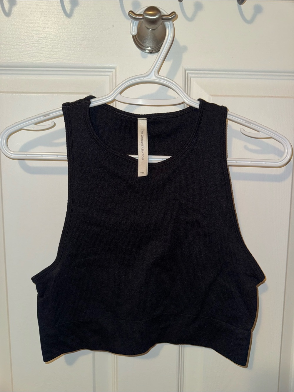 The Group by Babaton Black Tank Top Size Large Like New